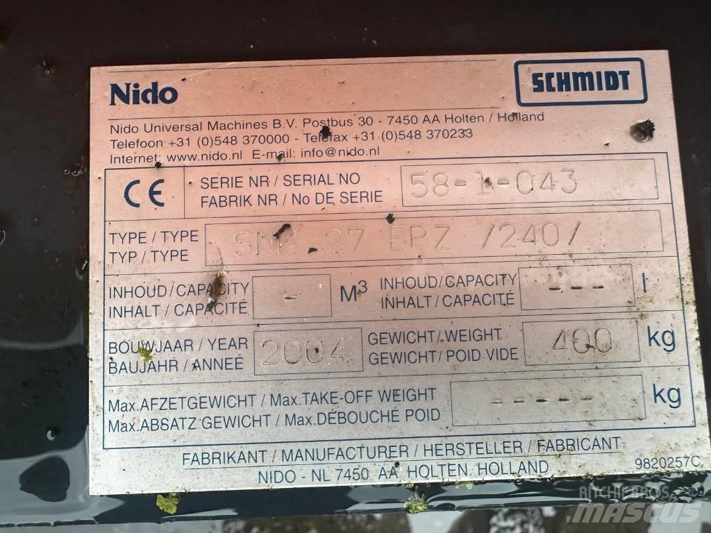 Nido SNK27 EPZ 240 Sneskovle og -plove