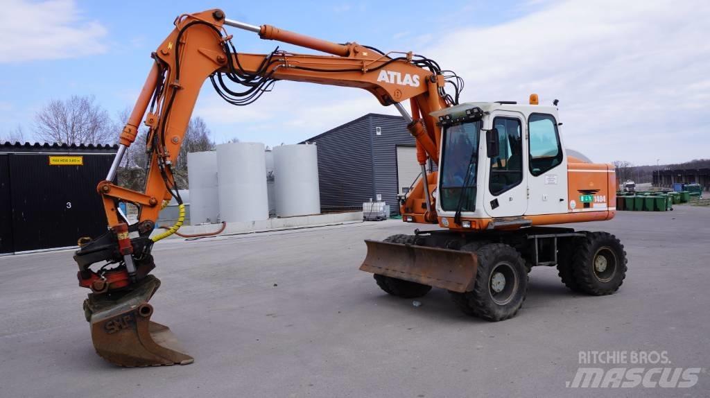 Atlas 1404  Retrade Gravemaskiner på hjul