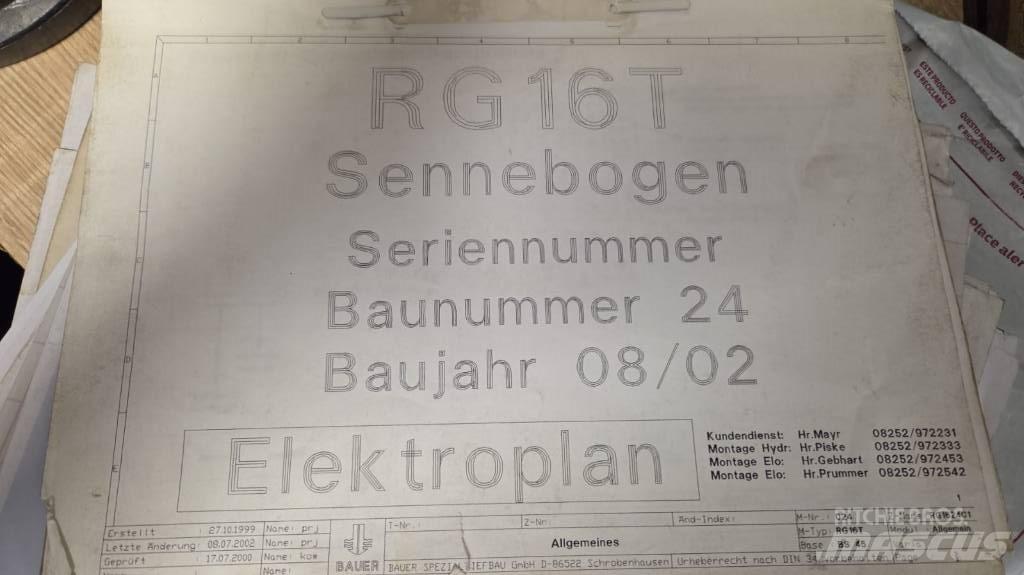 Bauer RTG 16T Hydrauliske vibratorer