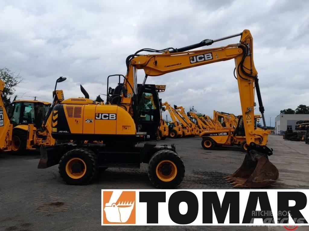 JCB JS 145 W Gravemaskiner på hjul