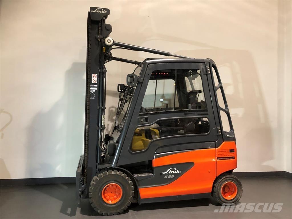 Linde E25-01 El gaffeltrucks