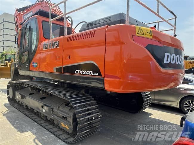 Doosan DX 340 LC Gravemaskiner på larvebånd