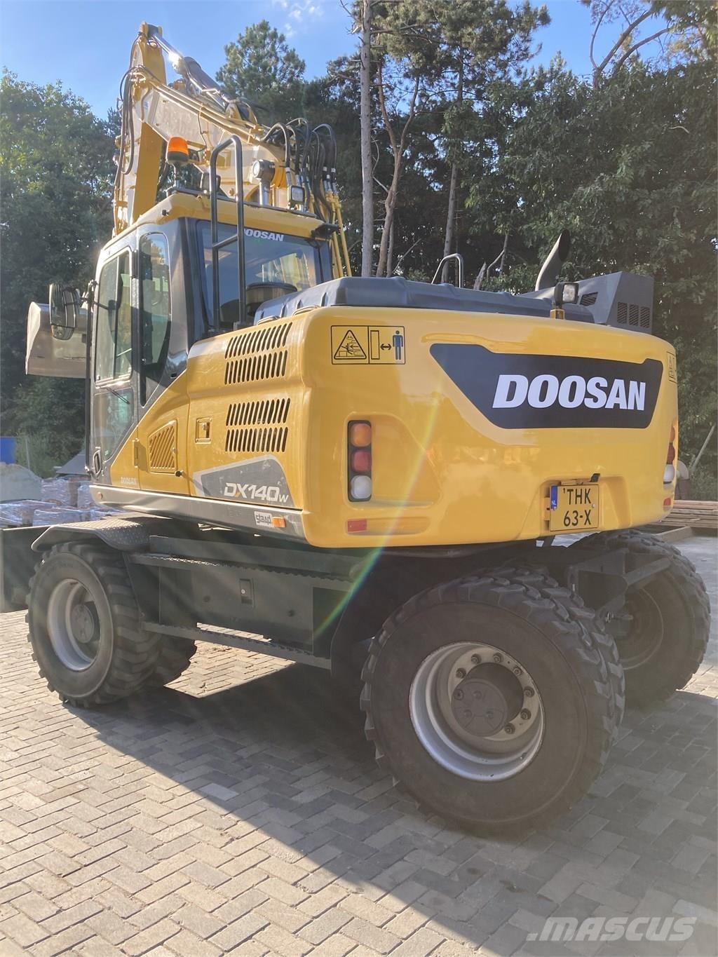 Doosan DX140W-5 Gravemaskiner på hjul