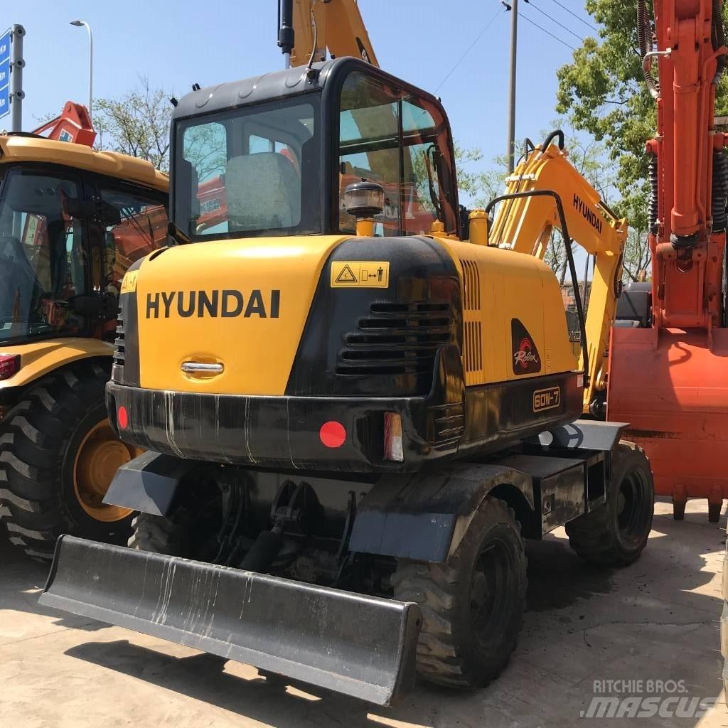 Hyundai Robex 60-7 Gravemaskiner på hjul