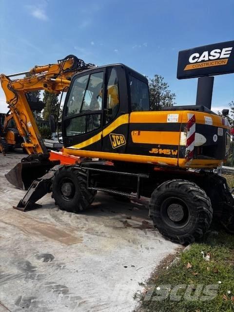 JCB JS 145 W Gravemaskiner på hjul
