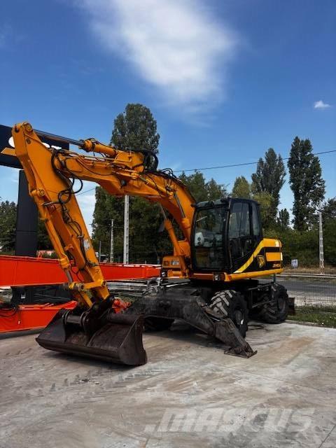 JCB JS 145 W Gravemaskiner på hjul