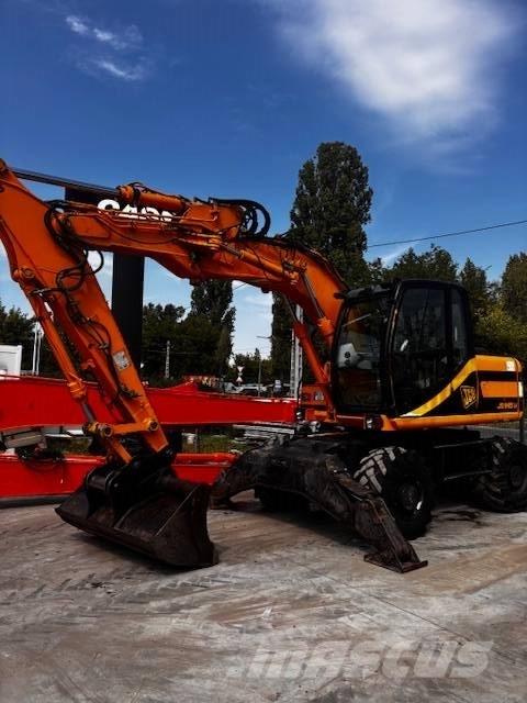 JCB JS 145 W Gravemaskiner på hjul