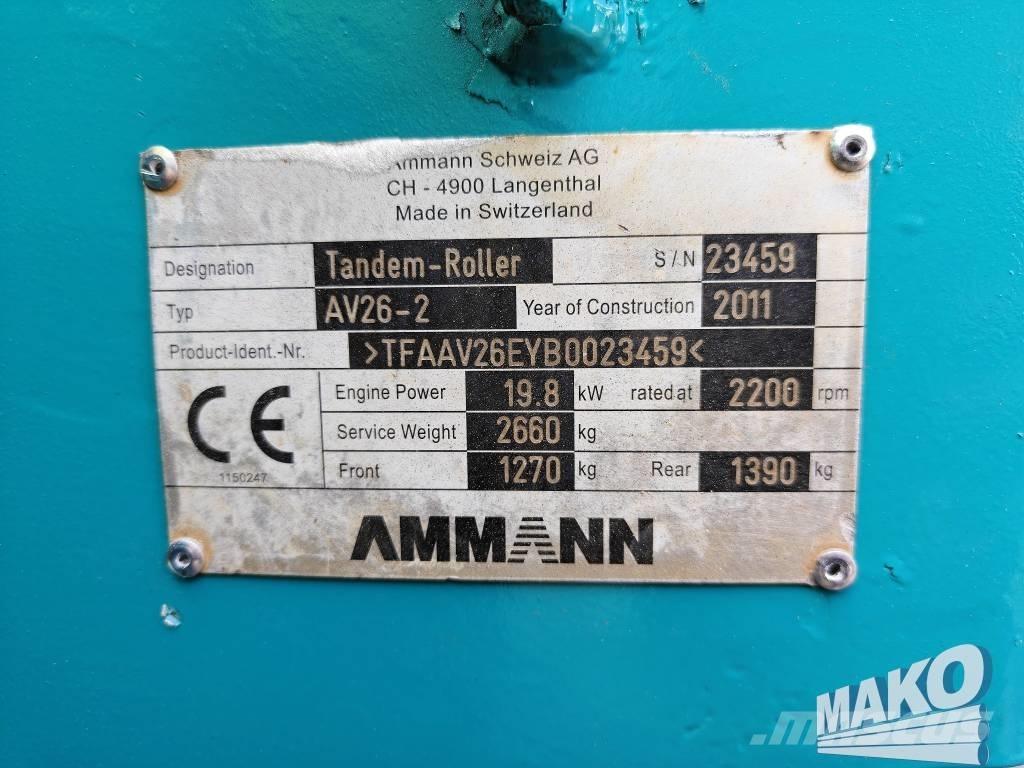 Ammann AV 26-2 Tvilling tromle