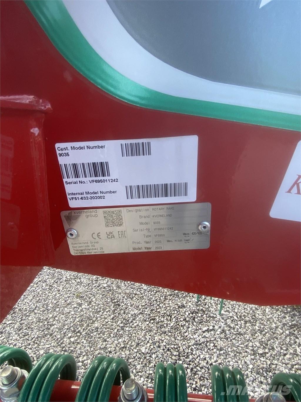 Kverneland 9035 Hømaskiner