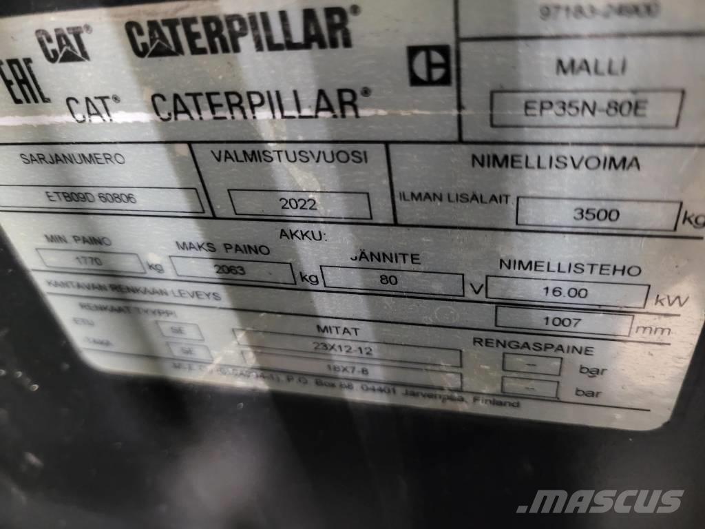 CAT EP 35 N El gaffeltrucks