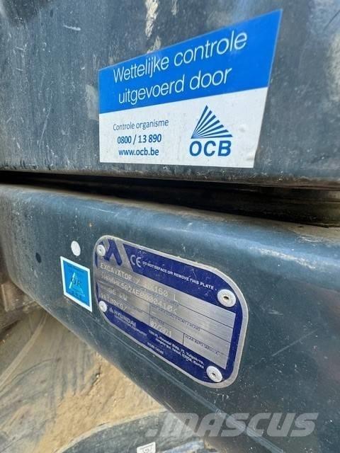 Hyundai HX 160 Gravemaskiner på larvebånd