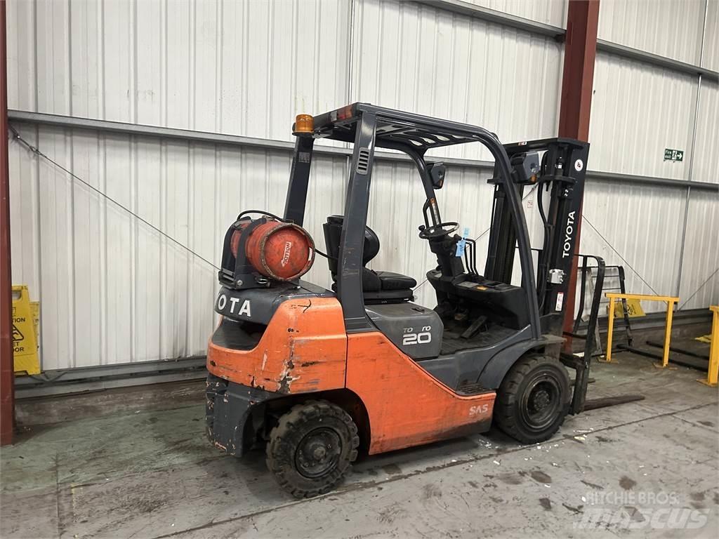Toyota 02-8FGF20 LPG gaffeltrucks