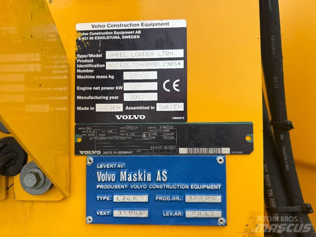 Volvo L 70 H Læssemaskiner på hjul