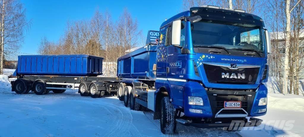MAN TGX 35.580 Lastbiler med tip