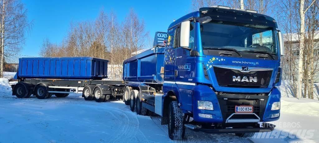 MAN TGX 35.580 Lastbiler med tip