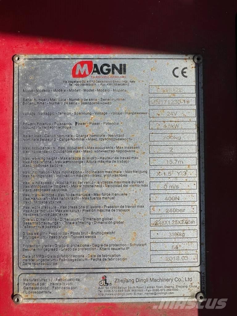 Magni ES 1612 E Saxlifte