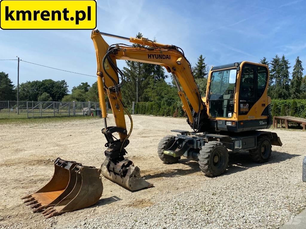 Hyundai Robex 55-9 A Gravemaskiner på hjul