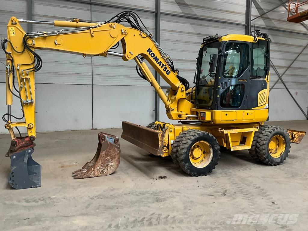 Komatsu PW 98 MR-8 Gravemaskiner på hjul