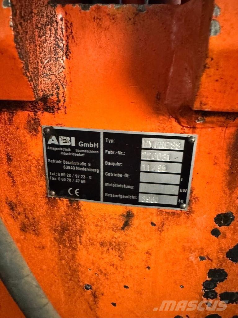 ABI Hydropress Hydraulik / Trykluft hammere