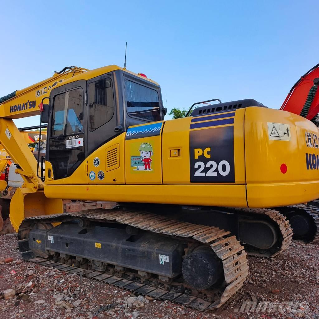 Komatsu PC 220-7 Gravemaskiner på larvebånd