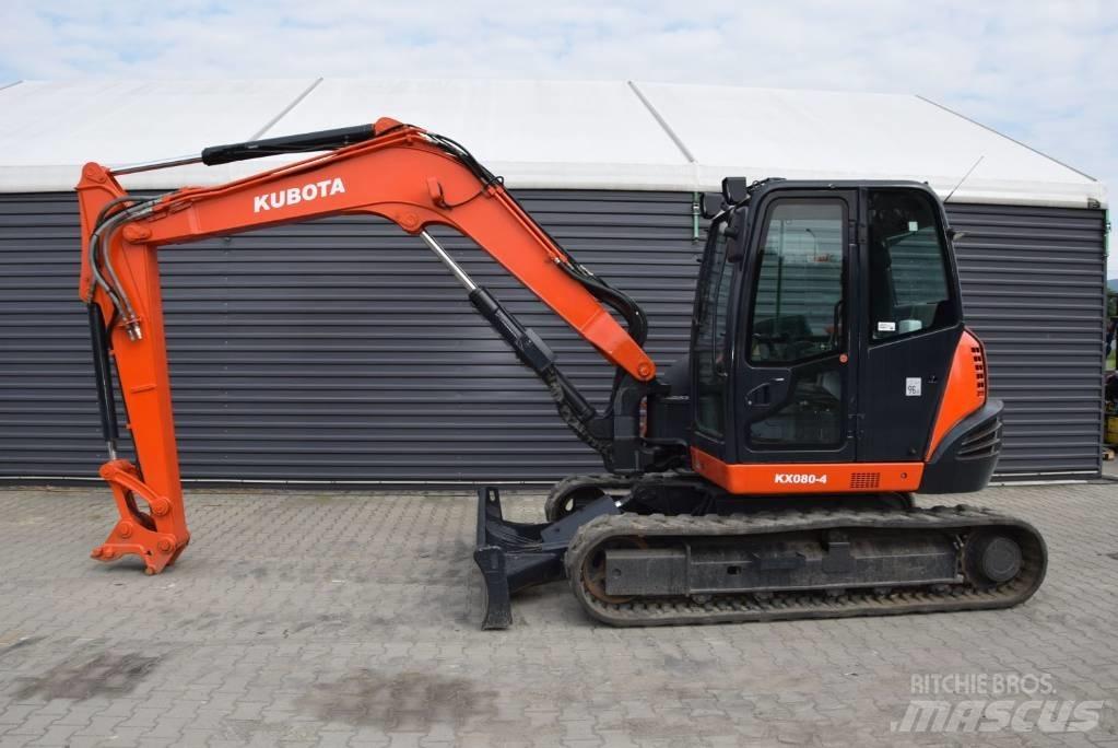Kubota KX 080-4 Midi-gravemaskiner 7t - 12t
