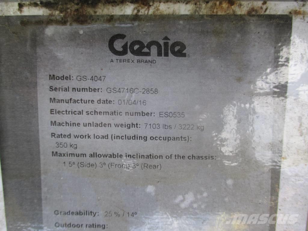 Genie GS 4047 Saxlifte