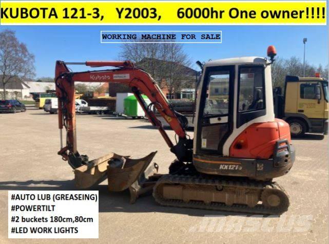 Kubota KX121-3 Minigravemaskiner