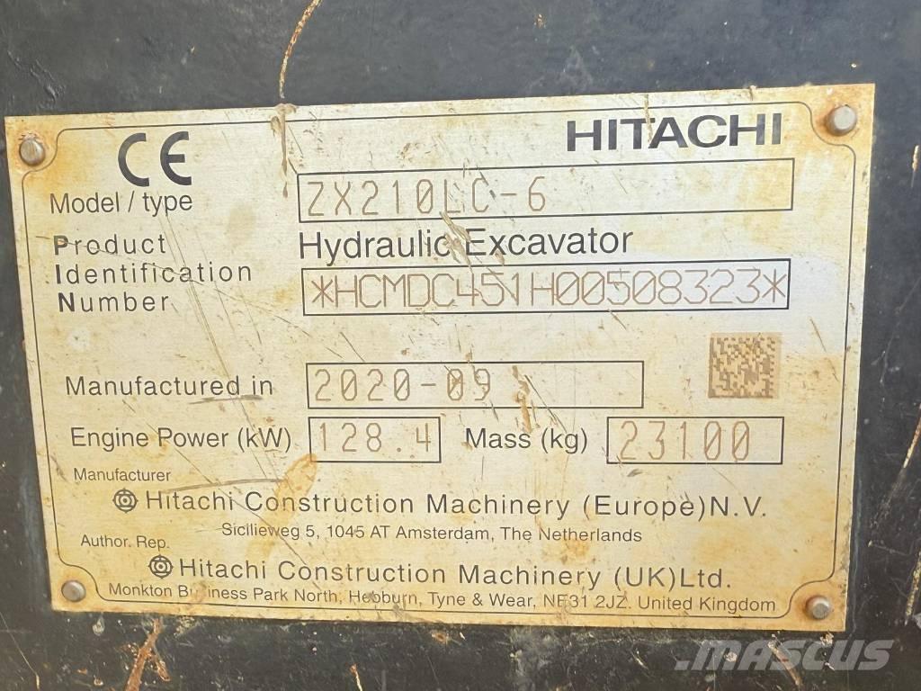 Hitachi ZX 210 LC-6 Gravemaskiner på larvebånd