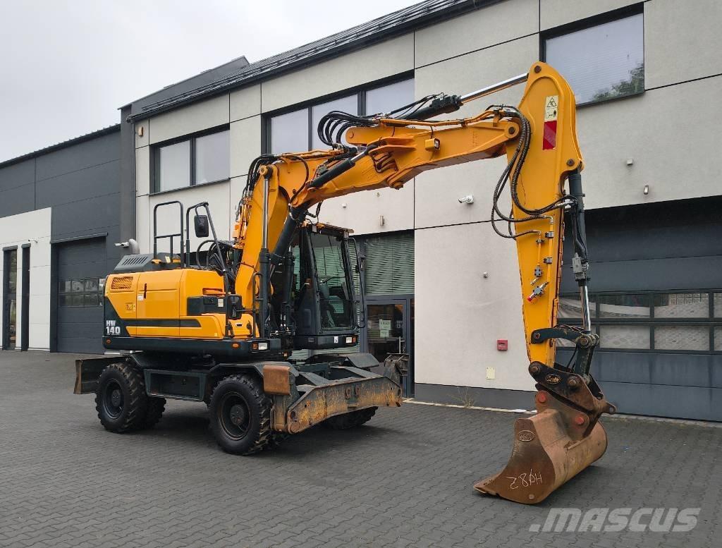 Hyundai HW140 Gravemaskiner på hjul