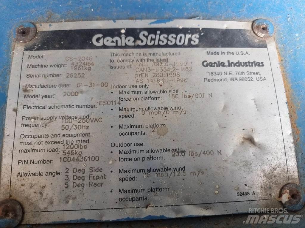 Genie GS2046 Saxlifte