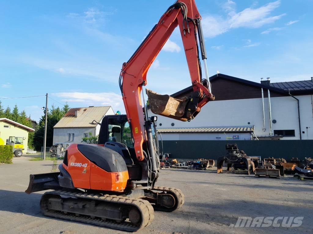 Kubota KX 080-4 Midi-gravemaskiner 7t - 12t