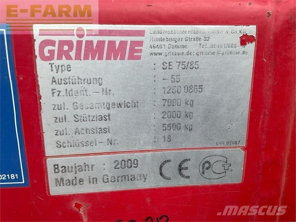 Grimme se 85-55 Kartoffeloptagere