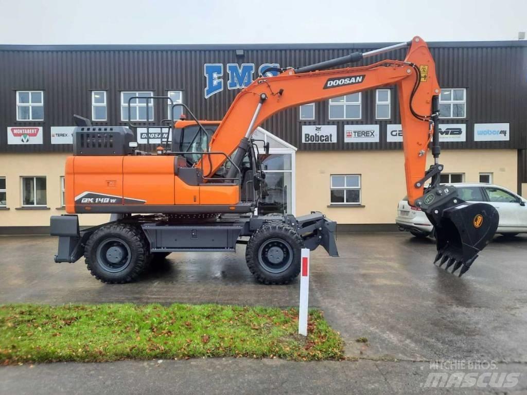 Doosan Dx140W-7 Gravemaskiner på hjul