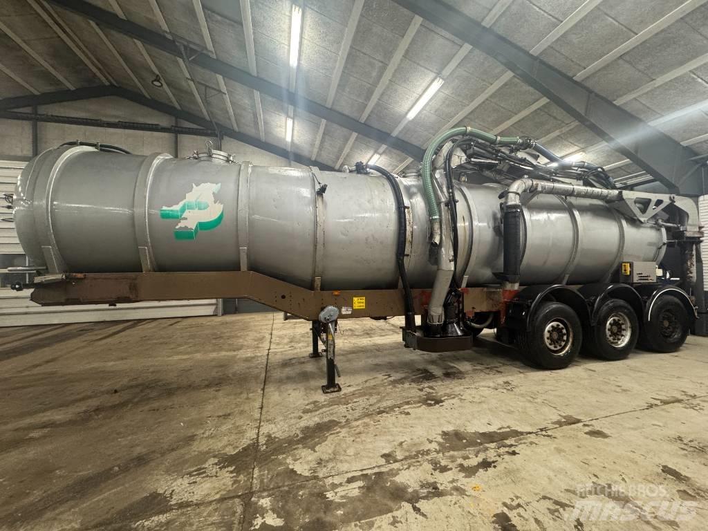  FP Gylletrailer Semi-trailer med Tank