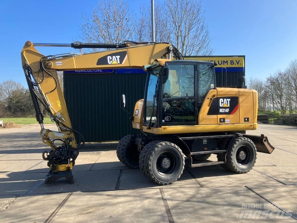 CAT M314F Gravemaskiner på hjul