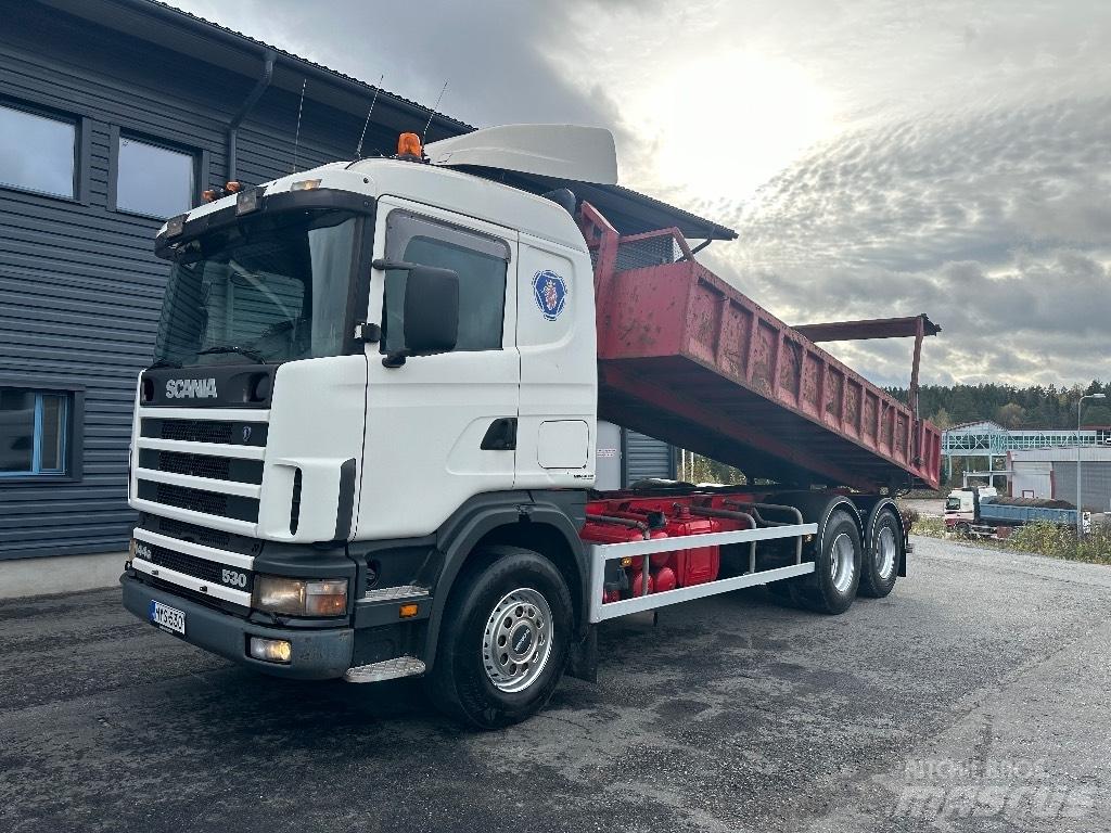 Scania R144 530 6X4 Lastbiler med tip