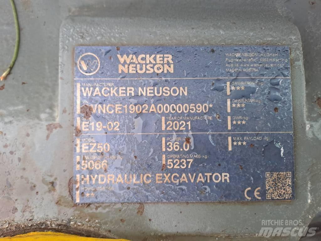 Wacker Neuson EZ50 Gravemaskiner på larvebånd
