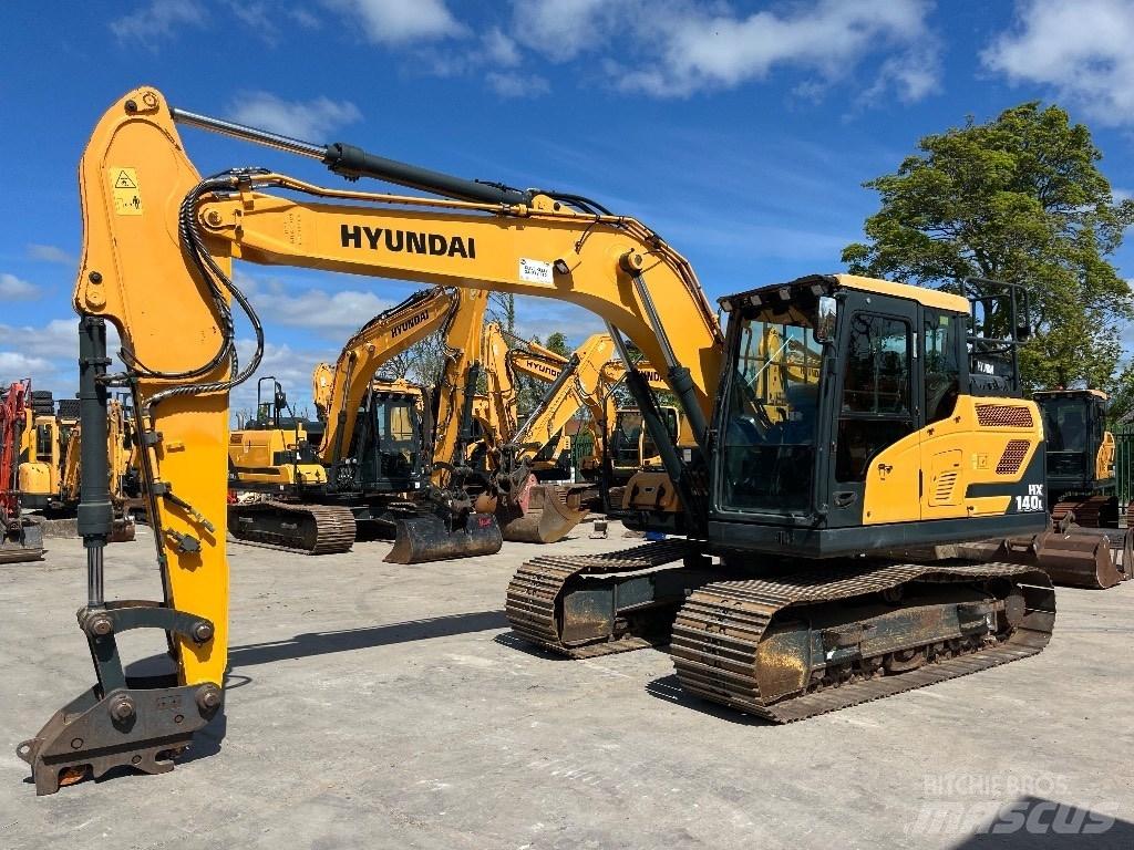 Hyundai HX140L Gravemaskiner på larvebånd