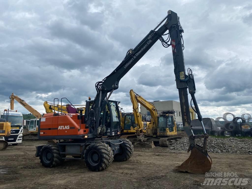 Atlas 150 W Gravemaskiner på hjul