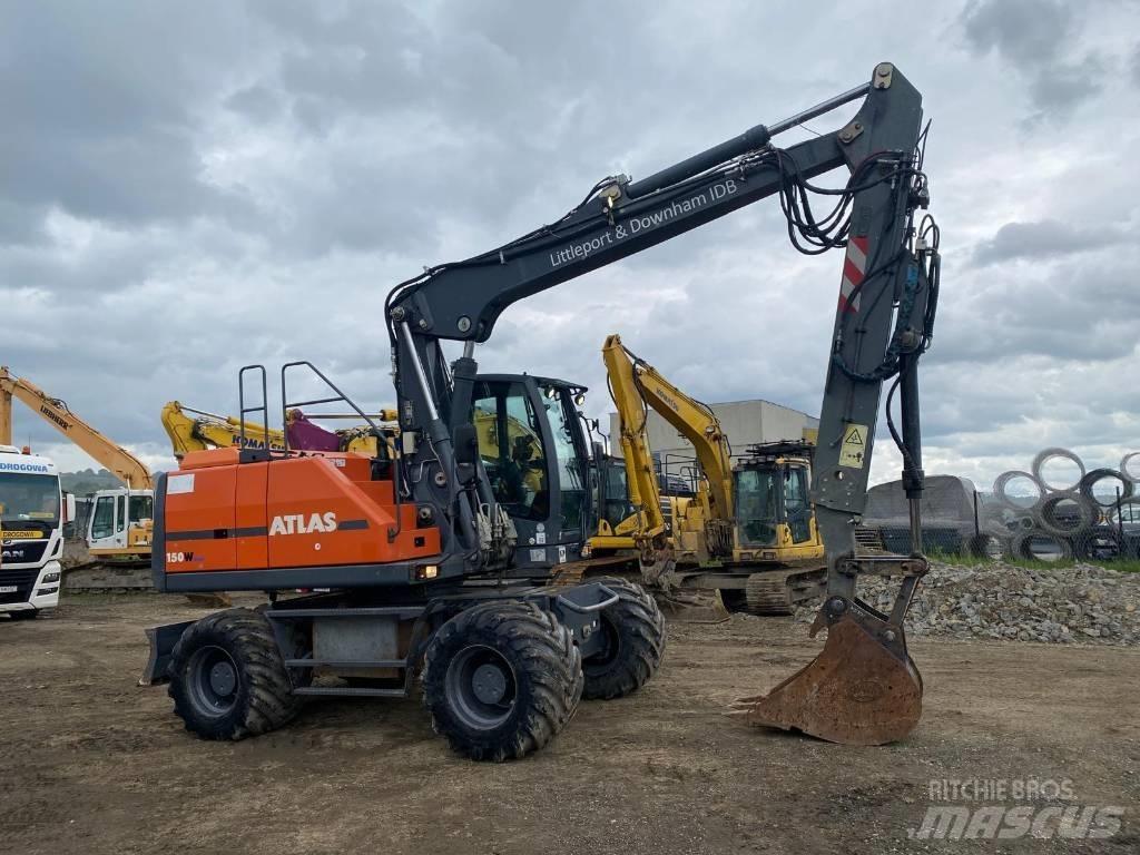 Atlas 150 W Gravemaskiner på hjul
