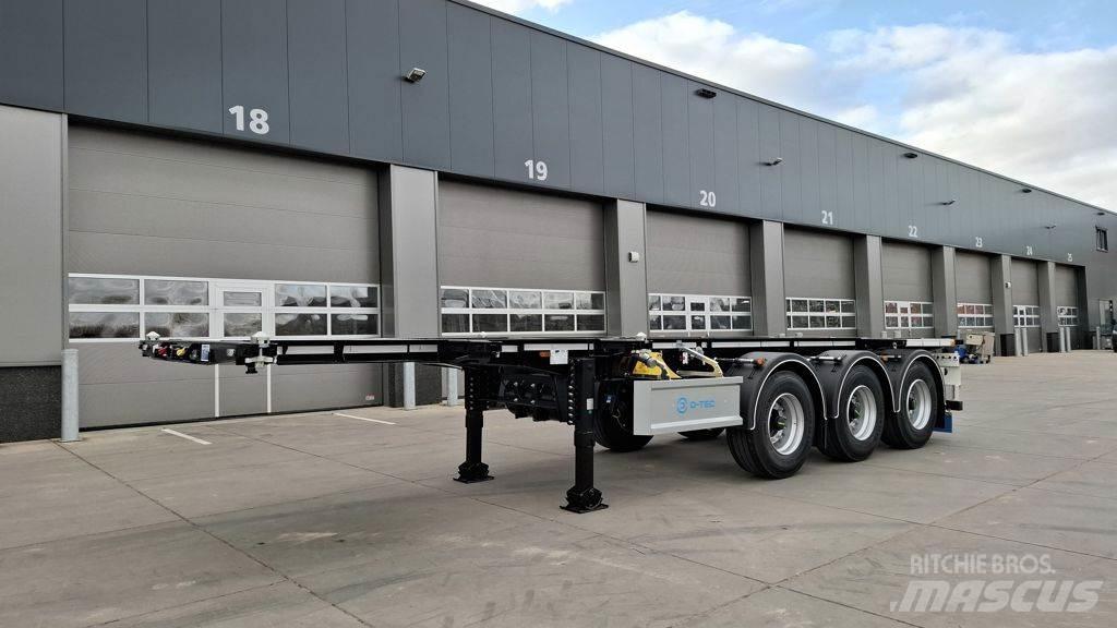D-tec CC-2030-3-F Semi-trailer med containerramme