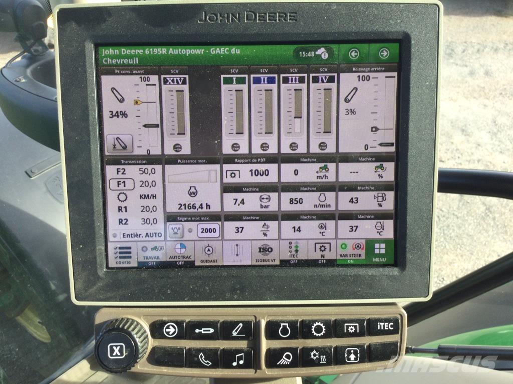 John Deere 6195R Traktorer