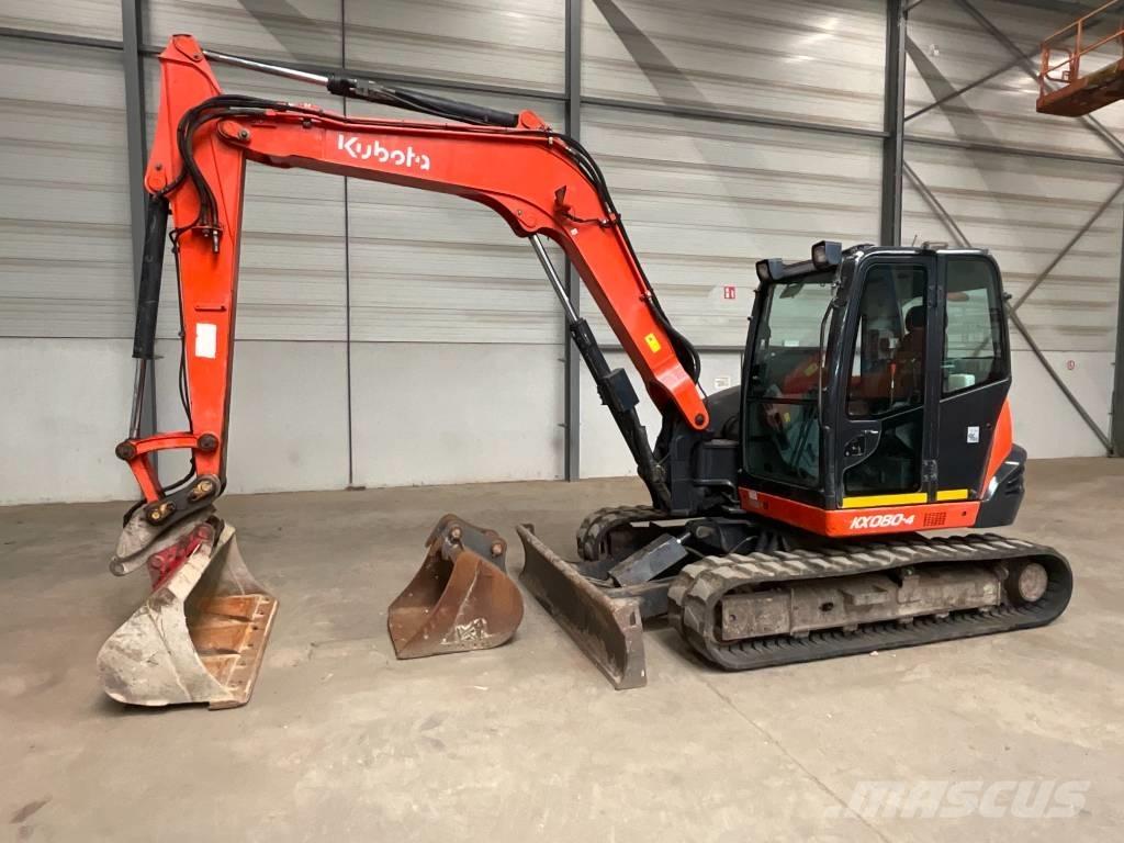 Kubota KX 080-4 Midi-gravemaskiner 7t - 12t