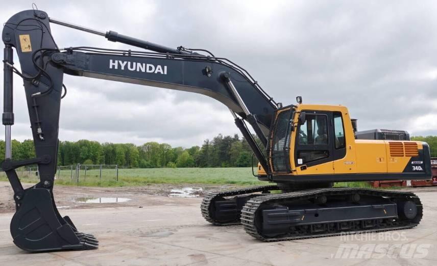 Hyundai 340 Gravemaskiner på larvebånd