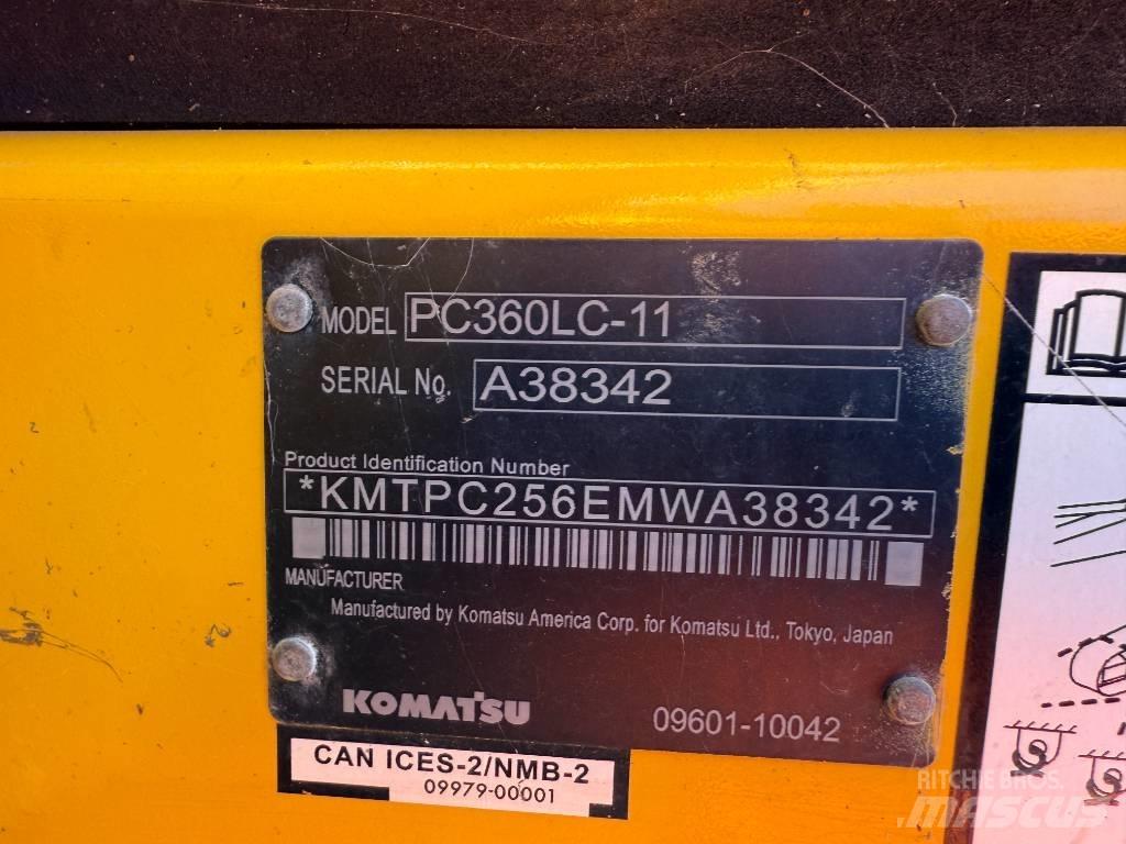 Komatsu PC360LC-11 Gravemaskiner på larvebånd