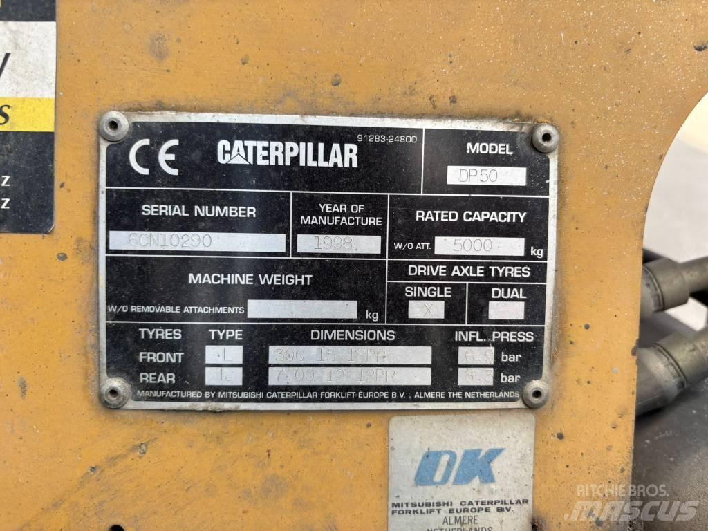 CAT DP50 Diesel gaffeltrucks