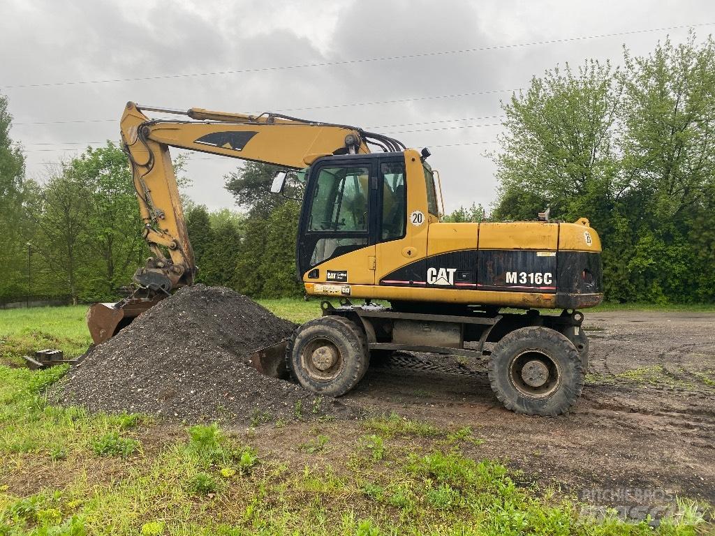 CAT M 316 C Gravemaskiner på hjul