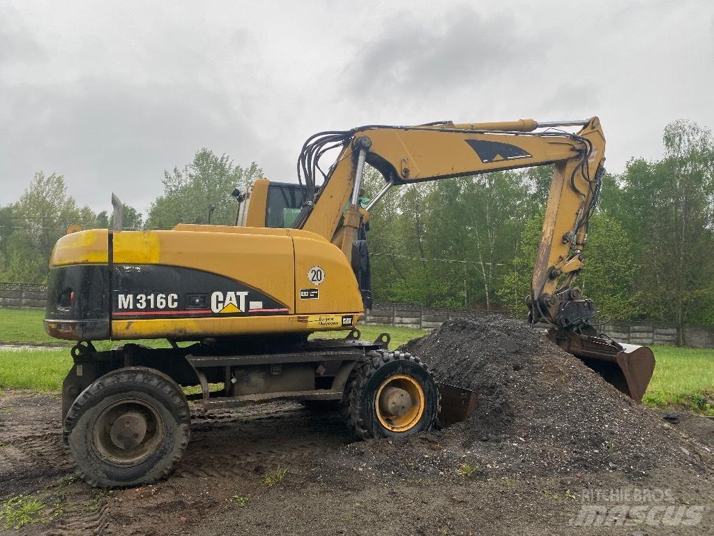 CAT M 316 C Gravemaskiner på hjul