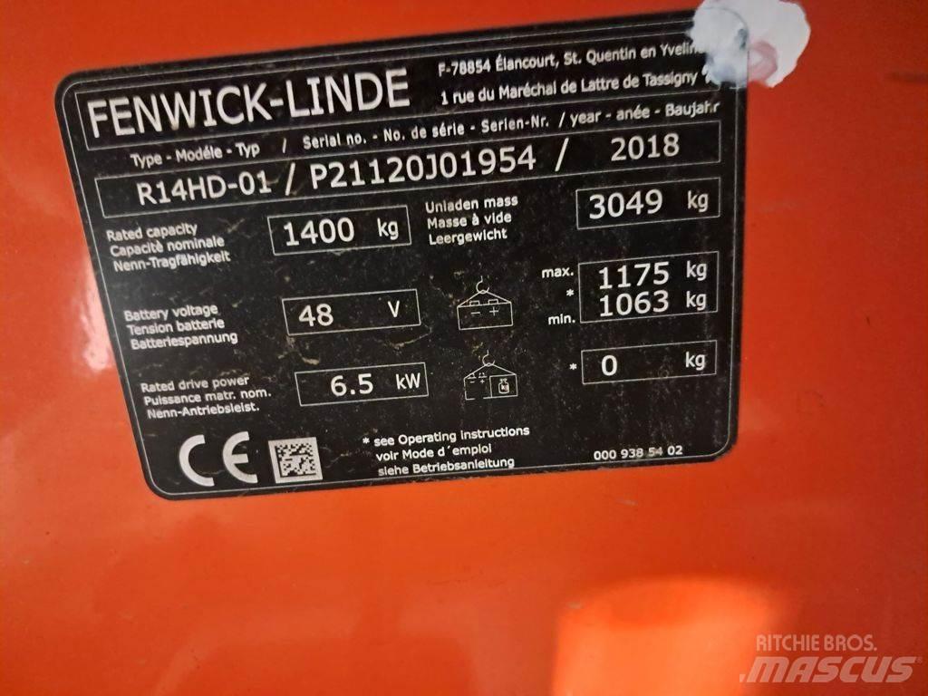 Linde R14 HD Reachtruck