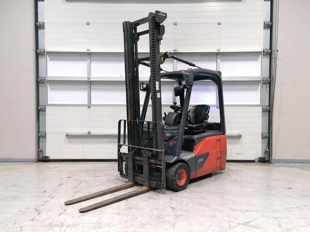 Linde E16-02 El gaffeltrucks
